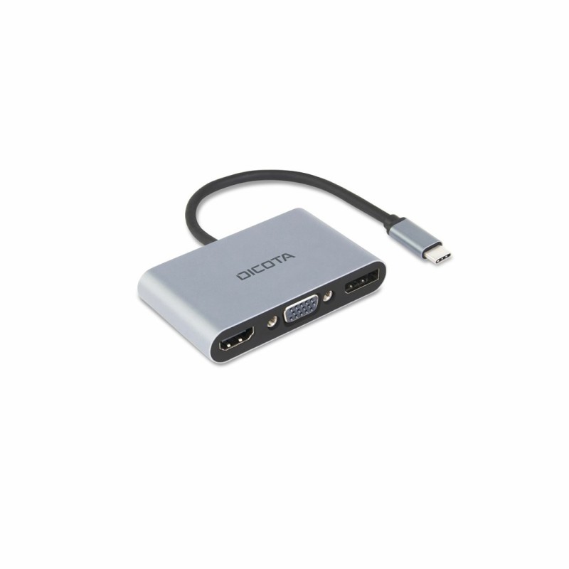 DICOTA D32064 stacja dokująca Tablet/Smartfon/Laptop Srebrny DICOTA D32064 stacja dokująca Tablet/Smartfon/Laptop Srebrny