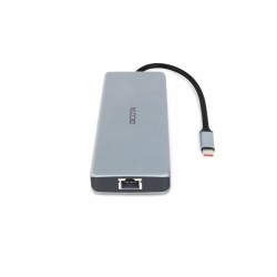 DICOTA D32065 huby i koncentratory USB 3.2 Gen 1 (3.1 Gen 1) Type-C Srebrny