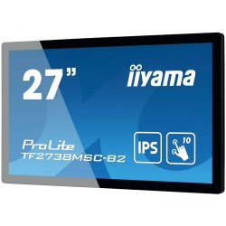 iiyama ProLite TF2738MSC-B2 monitor komputerowy 68,6 cm (27") 1920 x 1080 px Full HD LED Ekran dotykowy Przeznaczony dla wielu