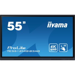 iiyama TE5512MIS-B3AG signage display Kiosk 139,7 cm (55") LCD Wi-Fi 400 cd/m2 4K Ultra HD Czarny Ekran dotykowy Procesor