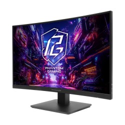 Asrock PG27QRT1B monitor komputerowy 68,6 cm (27") 2560 x 1440 px QHD Czarny