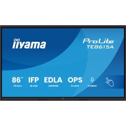 IIYAMA Monitor 217.4cm(86") TE8615A-B1AG 16:9 M-Touch 2xHDMI+2xUSB-C