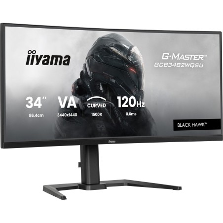 Monitor IIYAMA 86,4 cm (34") GCB3482WQSU-B1 21:9 2xHDMi+DP+USB-C Curv
