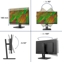 Philips 3000 series 32B1U3900/00 monitor komputerowy 80 cm (31.5") 3840 x 2160 px 4K Ultra HD LCD Czarny