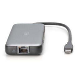 Digitus Stacja dokująca USB-C, 8-portowa