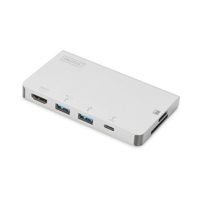Digitus Wieloportowa podróżna stacja dokująca USB Type-C™, 6 portów Digitus Wieloportowa podróżna stacja dokująca USB Type-C™, 6 portów