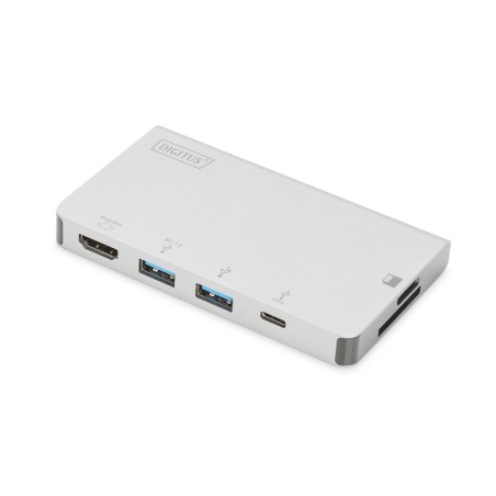 Digitus Wieloportowa podróżna stacja dokująca USB Type-C™, 6 portów