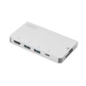 Digitus Wieloportowa podróżna stacja dokująca USB Type-C™, 6 portów