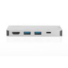 Digitus Wieloportowa podróżna stacja dokująca USB Type-C™, 6 portów