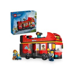 LEGO City 60407 Czerwony, piętrowy autokar