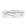 CHERRY STREAM klawiatura Biuro USB QWERTY US English Biały