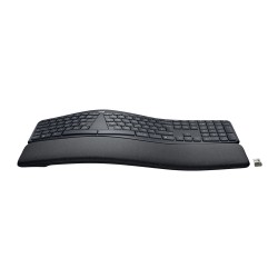 Logitech ERGO K860 for Business klawiatura Biuro Bluetooth Niemiecki Grafitowy