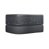Logitech ERGO K860 for Business klawiatura Biuro Bluetooth Niemiecki Grafitowy