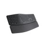 Logitech ERGO K860 for Business klawiatura Biuro Bluetooth Niemiecki Grafitowy
