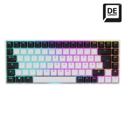 Sharkoon SKILLER SGK50 S3 klawiatura Gaming USB QWERTZ Niemiecki Biały