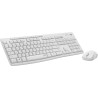 Logitech MK295 Silent Wireless Combo klawiatura Dołączona myszka Biuro USB QWERTZ Niemiecki Biały