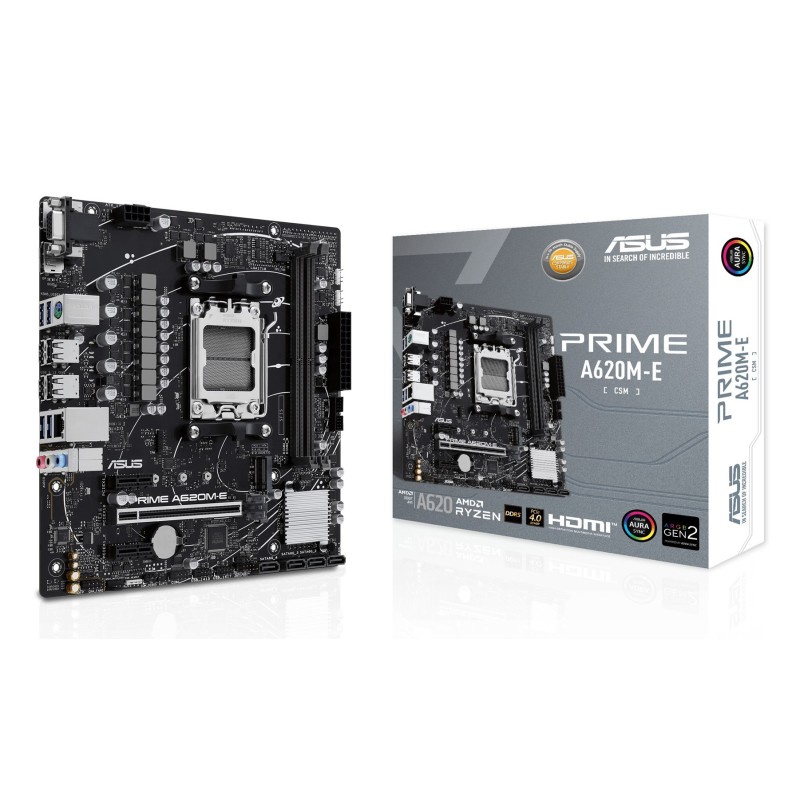 ASUS PRIME A620M-E-CSM AMD A620 Gniazdo AM5 micro ATX ASUS PRIME A620M-E-CSM AMD A620 Gniazdo AM5 micro ATX