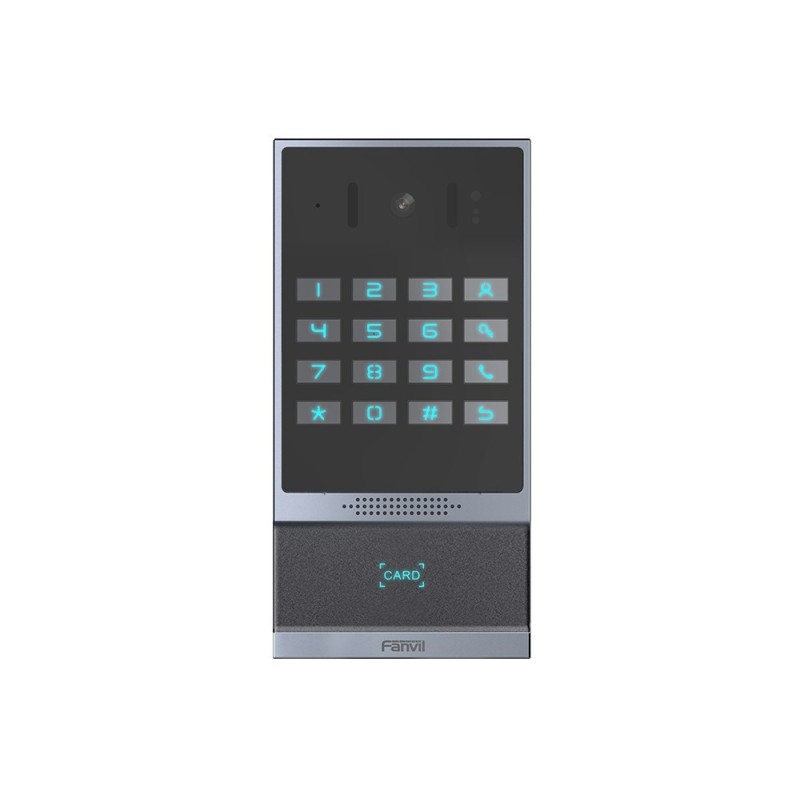 Wideodomofon Fanvil i64 z PoE, IP66, kamera HD, HD Audio, wbudowany głośnik, IC/RFID, montaż na ścianie Wideodomofon Fanvil i64 z PoE, IP66, kamera HD, HD Audio, wbudowany głośnik, IC/RFID, montaż na ścianie