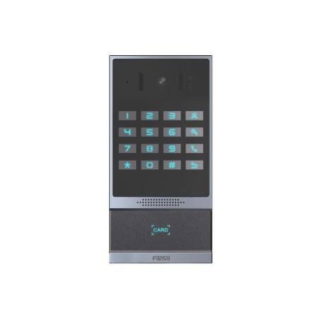 Wideodomofon Fanvil i64 z PoE, IP66, kamera HD, HD Audio, wbudowany głośnik, IC/RFID, montaż na ścianie
