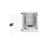 Szafa sieciowa wisząca 10" 9U rack 312x300, drzwi szyba, szary, niedzielona, złożona, 30kg