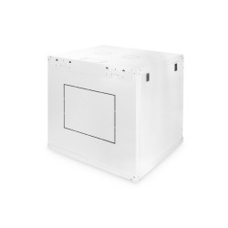 Digitus Szafa sieciowa wisząca DYNAmic 19" 12U rack 600x600, drzwi szyba, szary, niedzielona, złożona, 60kg