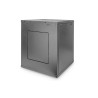 Szafa sieciowa wisząca DYNAmic 19" 16U rack 600x600, drzwi szyba, czarny, niedzielona, złożona, 60kg