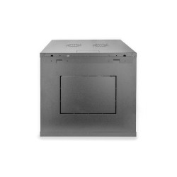 Szafa sieciowa wisząca DYNAmic 19" 9U rack 600x600, drzwi szyba, czarny, niedzielona, złożona, 60kg