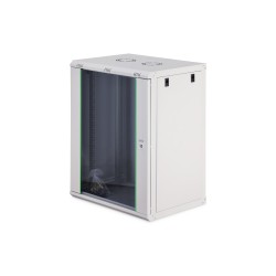 Digitus Szafa sieciowa wisząca DYNAmic 19" 16U rack 600x450, drzwi szyba, szary, niedzielona, złożona, 60kg