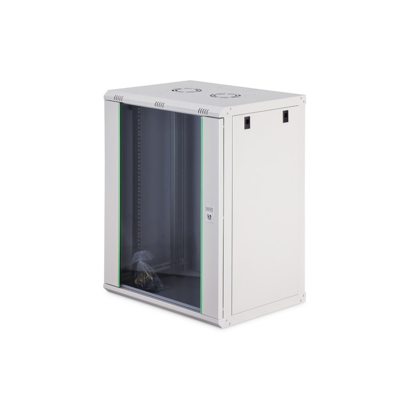 Digitus Szafa sieciowa wisząca DYNAmic 19" 16U rack 600x450, drzwi szyba, szary, niedzielona, złożona, 60kg Digitus Szafa sieciowa wisząca DYNAmic 19" 16U rack 600x450, drzwi szyba, szary, niedzielona, złożona, 60kg