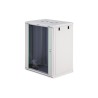 Digitus Szafa sieciowa wisząca DYNAmic 19" 16U rack 600x450, drzwi szyba, szary, niedzielona, złożona, 60kg