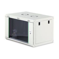 NWS Wandschrank 19" 7HE Digitus 416,15x600x450 mm, Farbe Grau (RAL 7035)