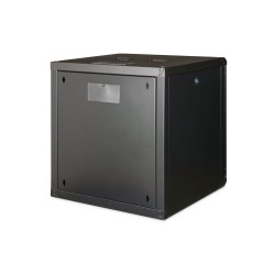 Digitus Szafa sieciowa wisząca Unique 19" 12U rack 600x600, drzwi szyba, czarny, niedzielona, złożona, 100kg