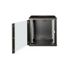 Digitus Szafa sieciowa wisząca Unique 19" 12U rack 600x600, drzwi szyba, czarny, niedzielona, złożona, 100kg