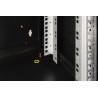 Digitus Szafa sieciowa wisząca Unique 19" 9U rack 600x450, drzwi szyba, czarny, niedzielona, złożona, 100kg