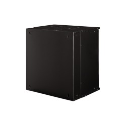 Szafa sieciowa wisząca 19" 12U, SOHO PRO 595 x 540 x 400 mm, drzwi szyba, czarny, niezłożona, 60kg