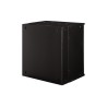 Szafa sieciowa wisząca 19" 12U, SOHO PRO 595 x 540 x 400 mm, drzwi szyba, czarny, niezłożona, 60kg