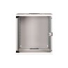Szafa sieciowa wisząca 19" 12U, SOHO PRO 595 x 540 x 400 mm, drzwi szyba, szary, niezłożona, 60kg
