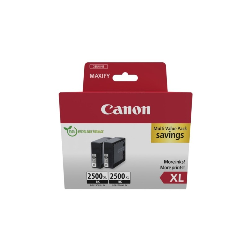 Canon 9254B011 nabój z tuszem 2 szt. Oryginalny Czarny Canon 9254B011 nabój z tuszem 2 szt. Oryginalny Czarny
