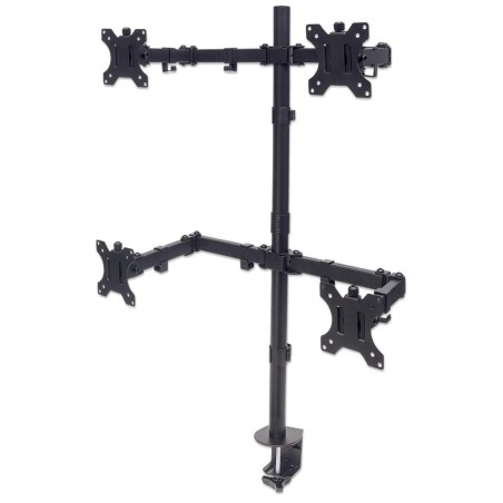 Manhattan 461566 uchwyt / stojak do monitorów 81,3 cm (32") Biurko Czarny