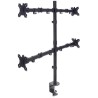 Manhattan 461566 uchwyt / stojak do monitorów 81,3 cm (32") Biurko Czarny