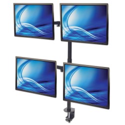 Manhattan 461566 uchwyt / stojak do monitorów 81,3 cm (32") Biurko Czarny