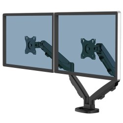 Fellowes Ergonomia ramię na 2 monitory EPPA™ czarne