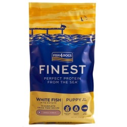 Fish4Dogs Finest Ocean z białą rybą Puppy (S) 6kg