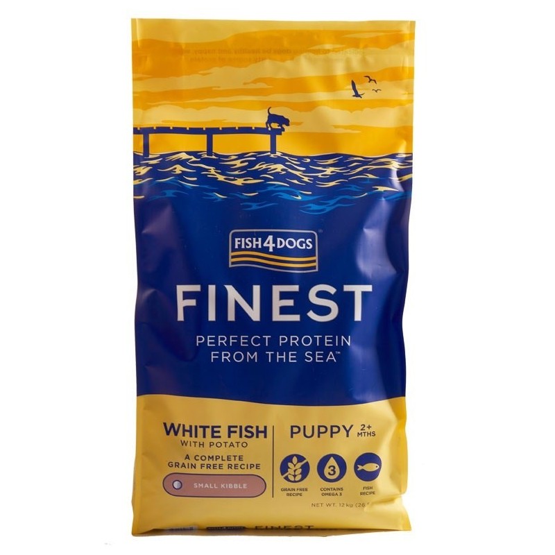 Fish4Dogs Finest Ocean z białą rybą Puppy (S) 6kg