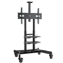 Mobilny stojak do TV 50"-86" do 90 kg ONKRON TS1881 Czarny