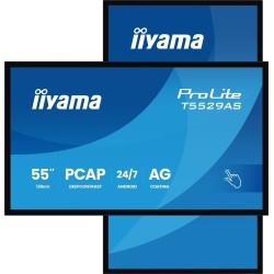 Monitor dotykowy IIYAMA 139cm (55") T5529AS-B1AG 16:9 M-Touch 2xHDMI+UBS-C (Speditionsversand)