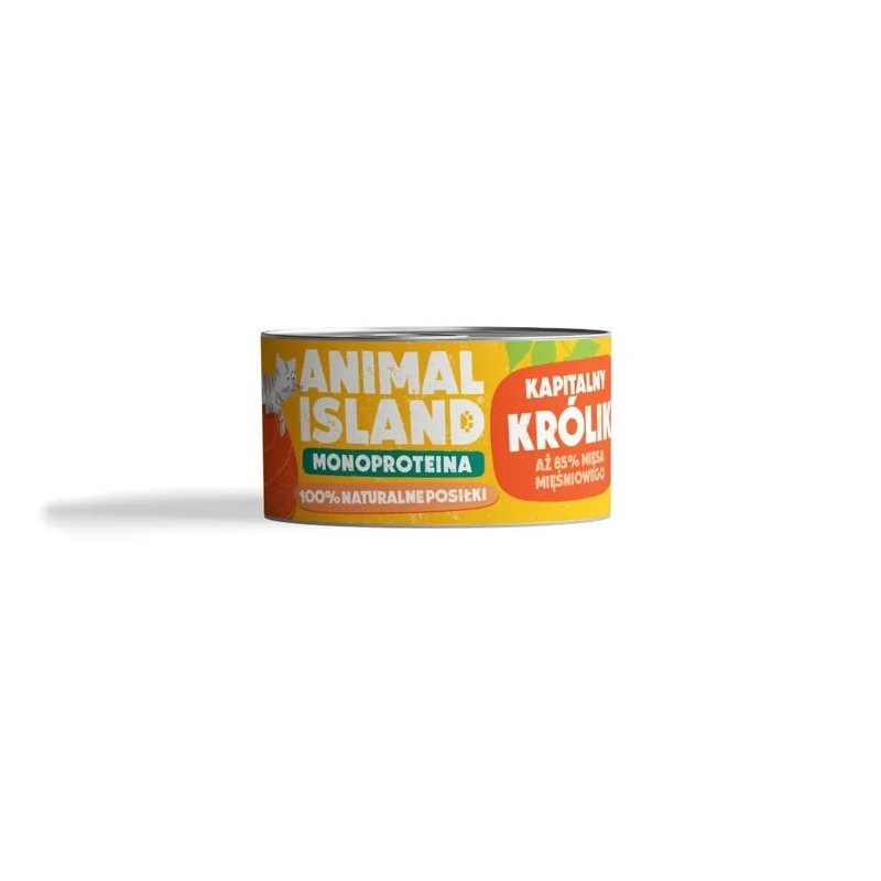 ANIMAL ISLAND Królik - Karma mokra dla kotów - 100g