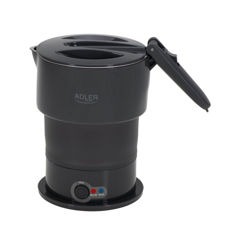 Czajnik silikonowy ADLER AD 1377g szary