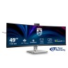 Philips 49B2U6903CH/00 monitor komputerowy 124,5 cm (49") 5120 x 1440 px Dual QHD LCD Szary