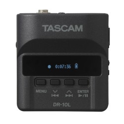 Tascam DR-10L - Cyfrowy rejestrator Tascam typu "body-pack" z mikrofonem lavalier (biały)